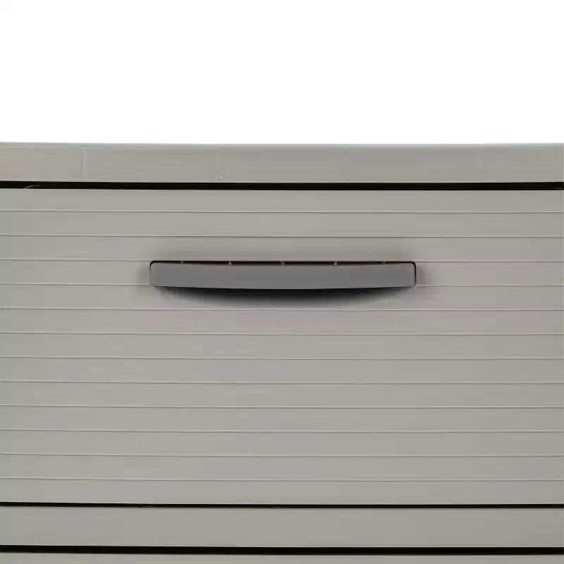 3 Drawer Storage Cabinet Gray - Brightroom™: Plastic Utility Storage Drawers, Universal Organization, No Assembly Required