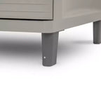 3 Drawer Storage Cabinet Gray - Brightroom™: Plastic Utility Storage Drawers, Universal Organization, No Assembly Required