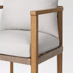 3pc Pasadena Patio Chat Set Gray - Threshold™ designed with Studio McGee
