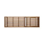 Nadine 3pc Outdoor Acacia Wood Chaise Lounge Set with Cushions - Teak/Orange - Christopher Knight Home