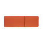 Nadine 3pc Outdoor Acacia Wood Chaise Lounge Set with Cushions - Teak/Orange - Christopher Knight Home