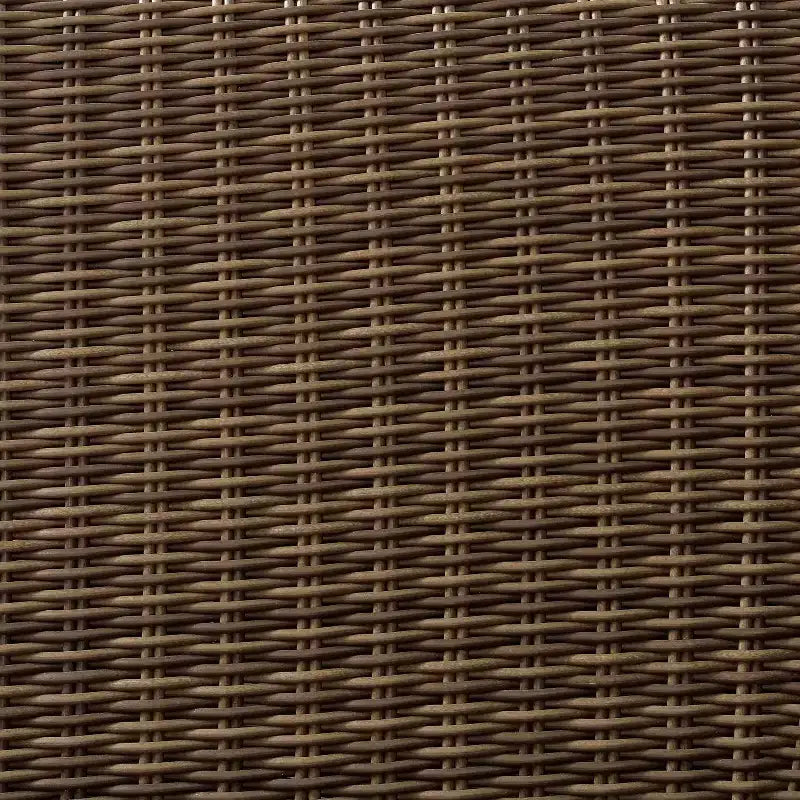 Bradenton 3pc Outdoor Wicker Arm Chairs with Side Table: Steel Frame, UV-Resistant - Crosley