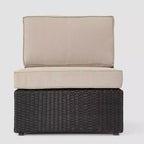 Santa Cruz 6pc Wicker Patio Sofa Set - Brown - Christopher Knight Home