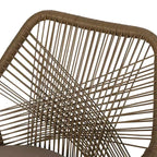 Russel 3pc Outdoor Wicker 2 Seater Chat Set: Flared Design, Glass Tabletop - Christopher Knight Home