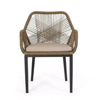 Russel 3pc Outdoor Wicker 2 Seater Chat Set: Flared Design, Glass Tabletop - Christopher Knight Home