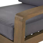 Grenada 4pc Acacia Chat Set - Gray/Dark Gray - Christopher Knight Home