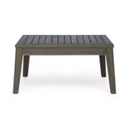 Ensemble de sofa modulaire 6 pièces en acacia Grenada - Gris/Gris foncé - Christopher Knight Home