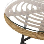 Lehrman 3pc Faux Wicker Chat Set: Steel Frame, Weather-Resistant, Christopher Knight Home