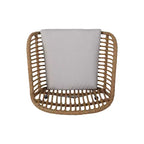 Lehrman 3pc Faux Wicker Chat Set: Steel Frame, Weather-Resistant, Christopher Knight Home