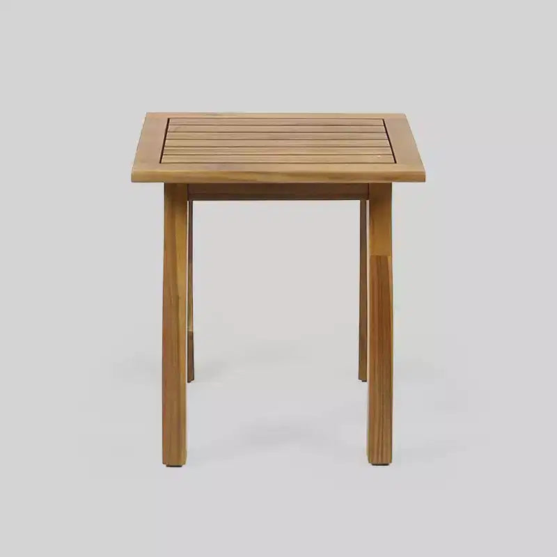 Arcadia 2pc Acacia Wood Rocking Chair and Side Table Set Teak - Christopher Knight Home: Weather-Resistant Outdoor Seating