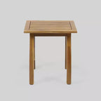 Arcadia 2pc Acacia Wood Rocking Chair and Side Table Set Teak - Christopher Knight Home: Weather-Resistant Outdoor Seating