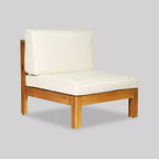 Ensemble de canapé sectionnel Oana 9 pièces en bois d'acacia – Teck/Beige – Christopher Knight Home : Meubles d'extérieur résistants aux intempéries