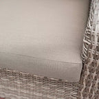 Sectionnel en osier 5 pièces Forsyth Leisure Made en tissu havane
