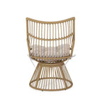 3pc Caryl Outdoor Wicker Chat Set with Cushions