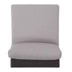 Christopher Knight Home 5pc Santa Rosa Wicker Outdoor V-Shaped Sectional Furniture Sofa Set Gray/Light Gray