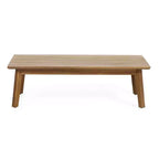 Christopher Knight Home Ensemble causeuse et table basse d'extérieur 2 pièces Burchett en bois d'acacia et rotin avec coussins