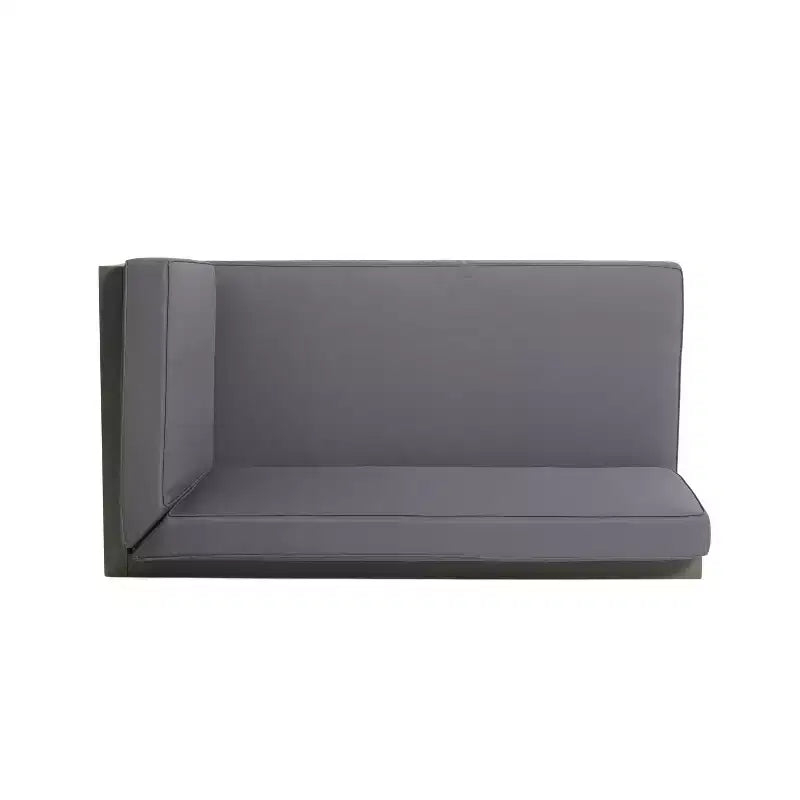 Christopher Knight 3pc Home Brava Outdoor Acacia Wood Conversation Set Gray Finish