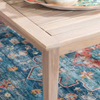 Linon Ensemble sectionnel et table basse 4 pièces Melita Acacia Beige