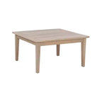 Linon Ensemble sectionnel et table basse 4 pièces Melita Acacia Beige