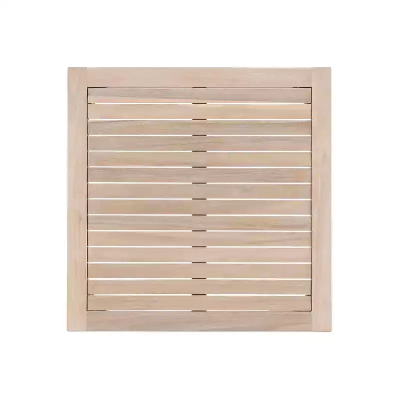 Linon Ensemble sectionnel et table basse 4 pièces Melita Acacia Beige