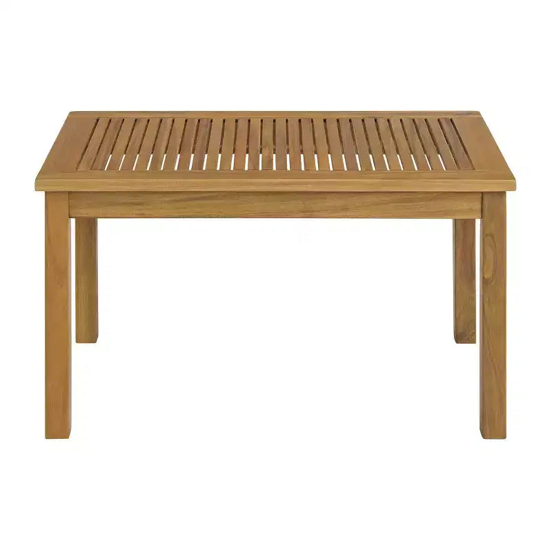 Alaterre Furniture 2pc Okemo Outdoor Patio Weather-Resistant Couch with Cushions & Coffee Table