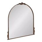 Kate & Laurel All Things Decor 32"x30" Myrcelle Decorative Framed Wall Mirror Bronze