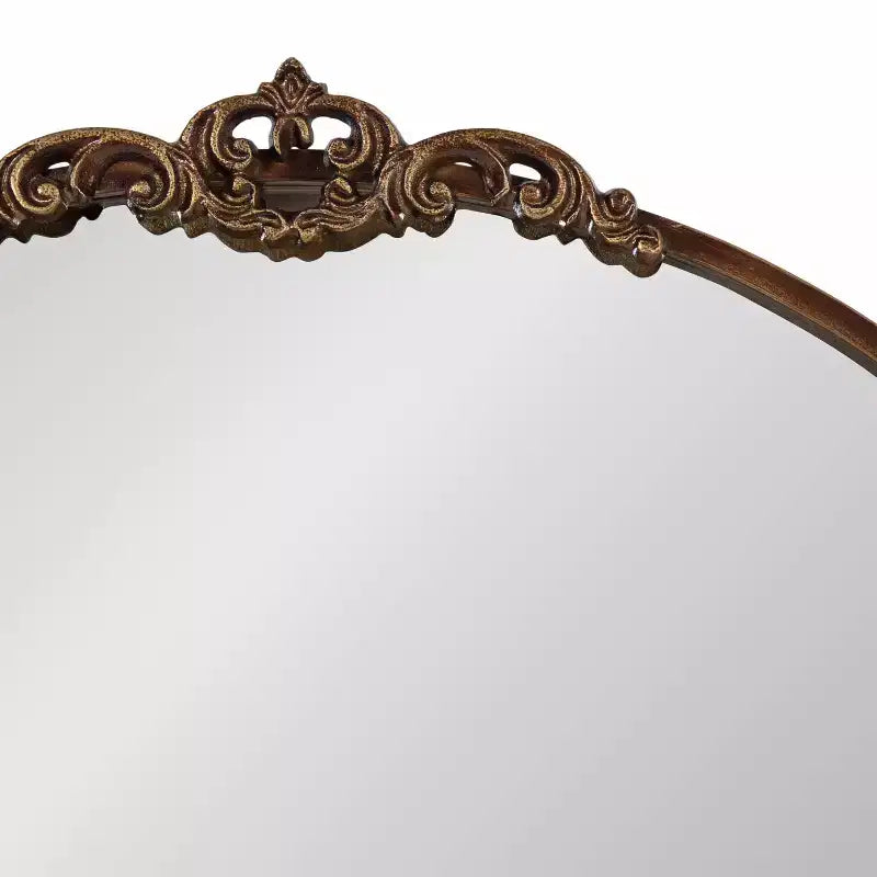 Kate & Laurel All Things Decor 32"x30" Myrcelle Decorative Framed Wall Mirror Bronze