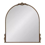 Kate & Laurel All Things Decor 32"x30" Myrcelle Decorative Framed Wall Mirror Bronze