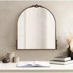 Kate & Laurel All Things Decor 32"x30" Myrcelle Decorative Framed Wall Mirror Bronze