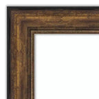 32" x 68" Non-Beveled Ballroom Bronze Full Length Floor Leaner Mirror - Amanti Art