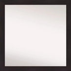 30" x 30" Non-Beveled Furniture Espresso Narrow Wall Mirror - Amanti Art
