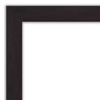 30" x 30" Non-Beveled Furniture Espresso Narrow Wall Mirror - Amanti Art