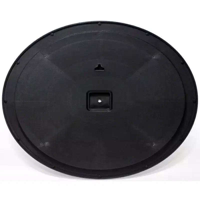 22" Nera Wall Mirror Black - Infinity Instruments: Modern Style, Plastic Frame, No Assembly, Wall Mounted