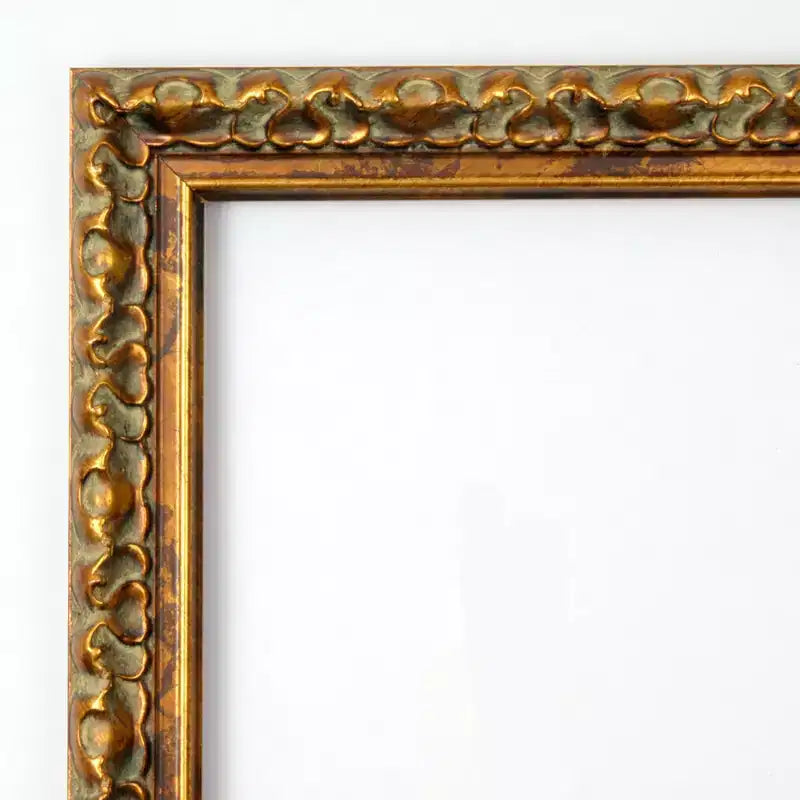 Miroir mural en bois de 76,2 x 61 cm, non biseauté, en bronze antique - Amanti Art