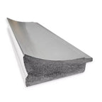 Miroir mural Flair nickel poli 22 po x 28 po sans biseau - Amanti Art : Rectangle, style moderne, matériel de montage inclus