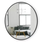 37" Hubba Round Wall Mirror Black - Umbra