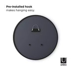 37" Hubba Round Wall Mirror Black - Umbra