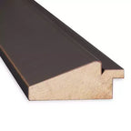 Amanti Art 45"x35" Beveled Lara Bronze Wood Wall Mirror: Modern Rectangular, No Assembly Required