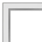 Miroir mural étroit doré Eva de 21 po x 27 po pour salle de bain - Amanti Art : Rectangulaire moderne, à fixer au mur