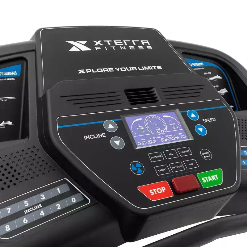 Tapis de course électrique pliable intelligent XTERRA Fitness TR65