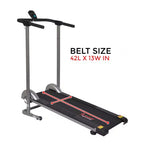 Sunny Health and Fitness (SF-T1407M) Manual Walking Treadmill