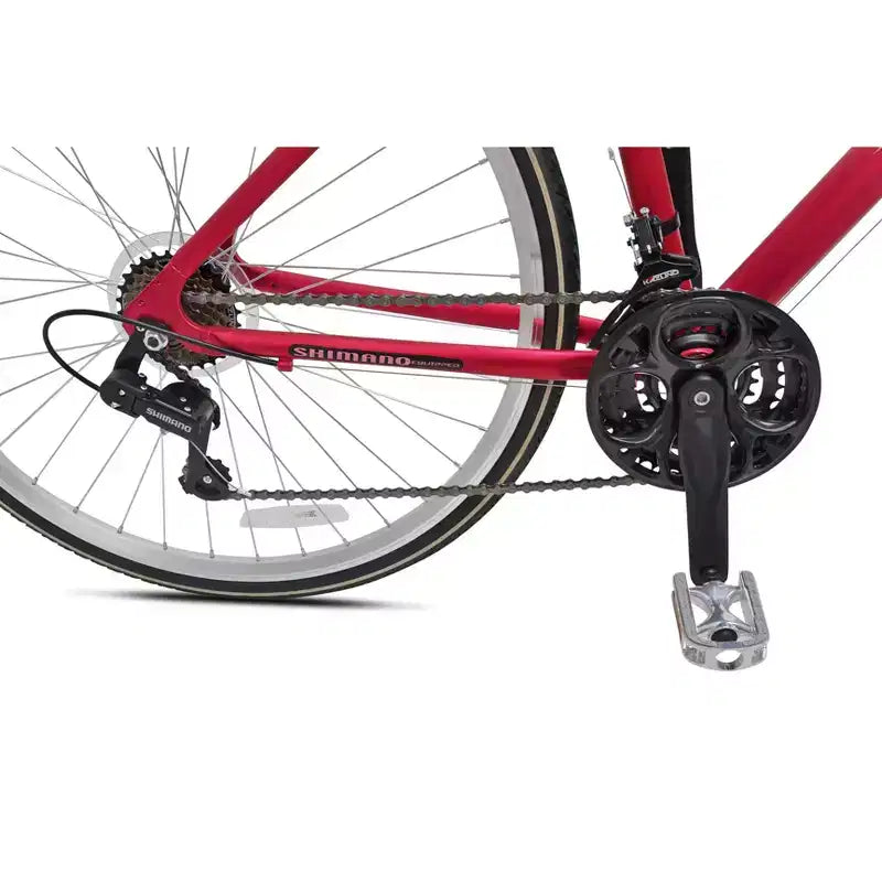 Vélo hybride Kent Ridgeway Sport 700c/28" pour femme - Rouge