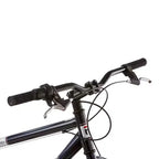 Vélo de montagne Mongoose Dolomite pour homme à gros pneus 26", bleu marine/rouge