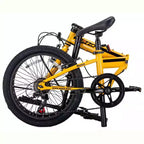Vélo pliant ZiZZO Ferro 7 vitesses en acier 20" - Jaune