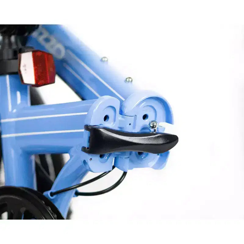 Vélo pliant en aluminium ZiZZO Via 7 vitesses 20" - Bleu ciel