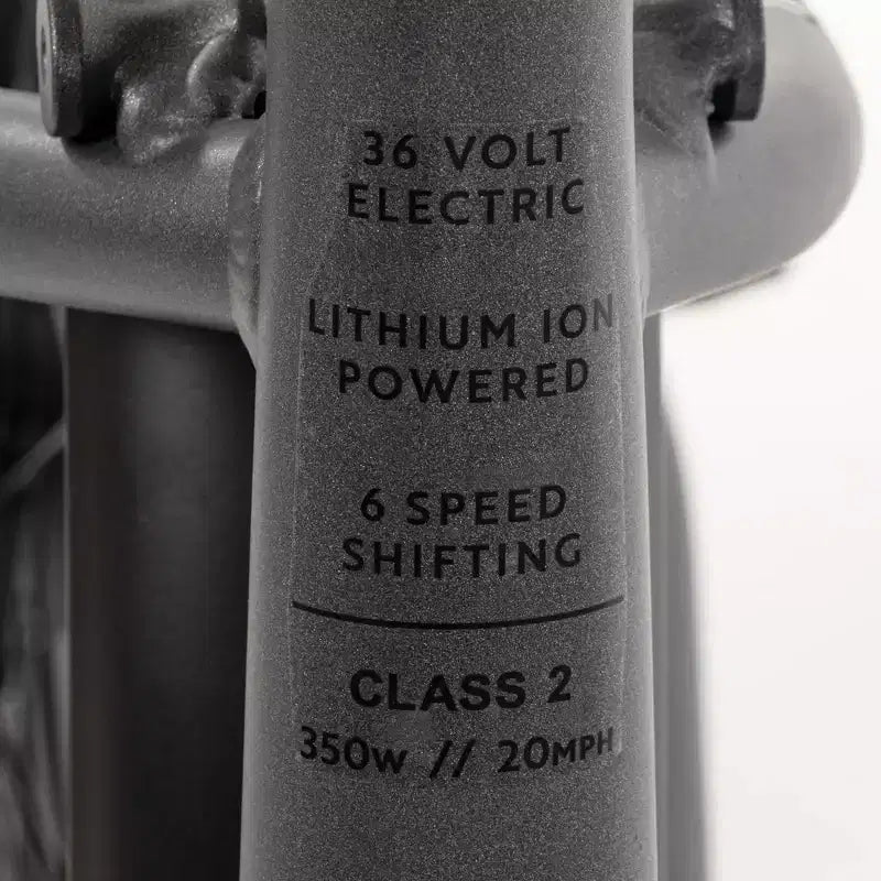 Huffy Vienna 27.5" 36V E-Bike for Adults - Matte Storm