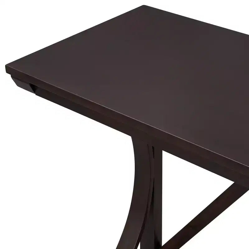 Whisen Farmhouse 3-Piece Counter Height Dining Table Set with USB Port and Upholstered Stools