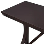 Whisen Farmhouse 3-Piece Counter Height Dining Table Set with USB Port and Upholstered Stools