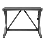 Whisen Farmhouse 3-Piece Counter Height Dining Table Set with USB Port and Upholstered Stools
