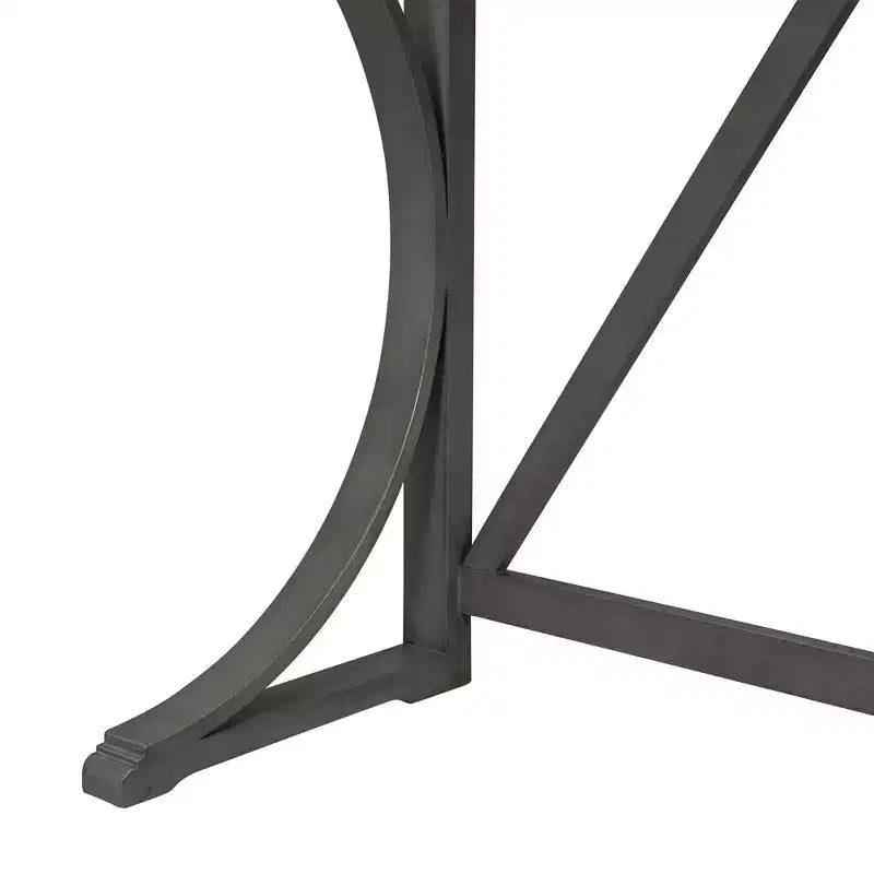 Whisen Farmhouse 3-Piece Counter Height Dining Table Set with USB Port and Upholstered Stools